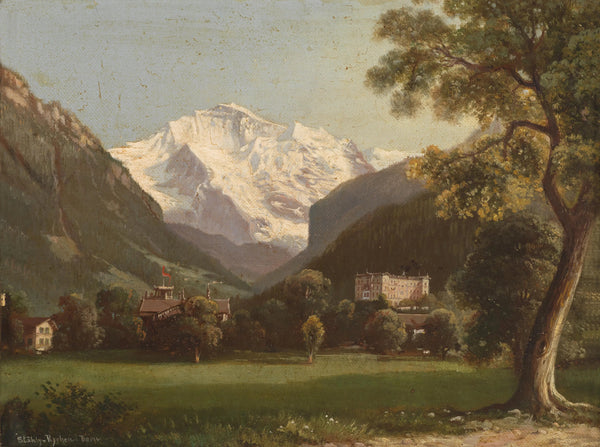 "Jungfrau"-Hubert Sattler-Austrian-19th century
