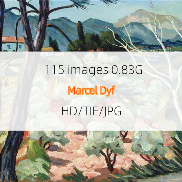 Marcel Dyf's oil painting high-definition images