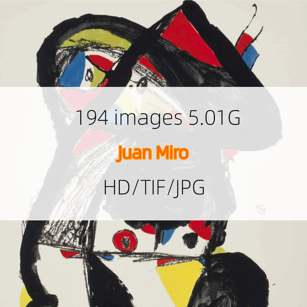 Juan Miro's Surrealist Art Collection of Pictures