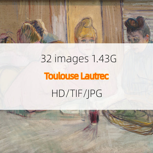Toulouse Lautrec, master of post-Impressionism, HD collection