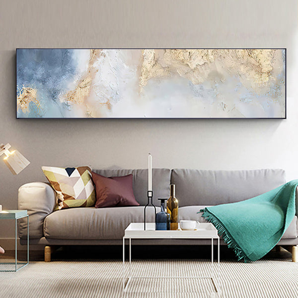 Abstract Art of Living Room Decoration Painting Waves