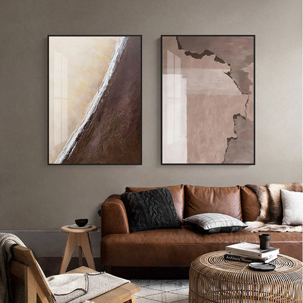 Modern light luxury murals hanging on the background wall