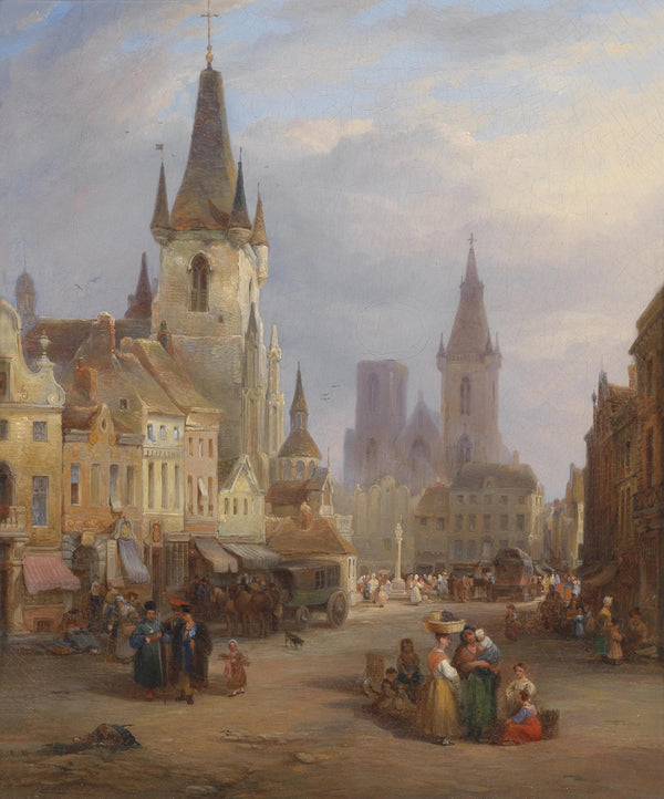 "Der Markttag"-Joseph Barter-1835